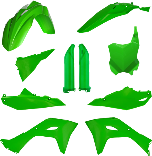 ACERBIS Full Replacement Body Kit - OEM '24 Green 2983570006 - Howling Moto