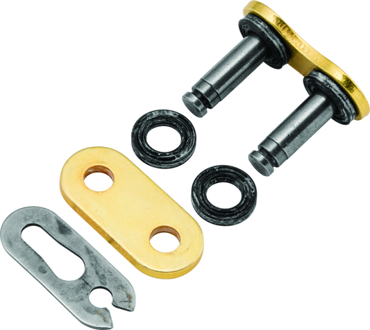 ProTaper Premium Gold Series X-Ring Chain 520XRC for off-road racing and motocross motorcycles, showing the gold chain links.