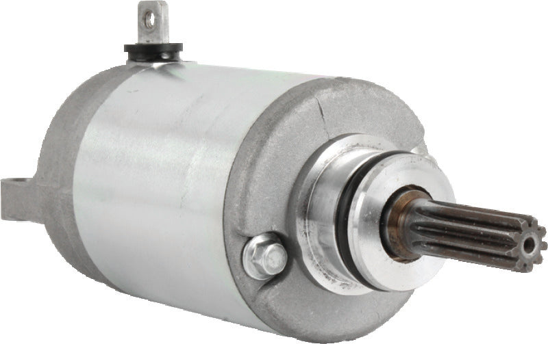 QuadBoss 495809 motor starter for Suzuki LT-R450 QuadRacer (2006-2009) showing the electrical component with wiring and metal parts.
