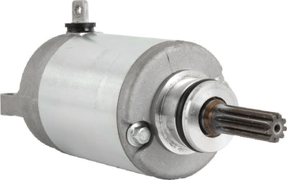 QuadBoss 495809 motor starter for Suzuki LT-R450 QuadRacer (2006-2009) showing the electrical component with wiring and metal parts.