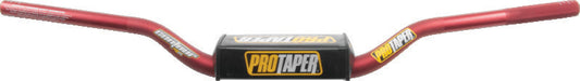 Red ProTaper Contour SX Race Handlebar, lightweight and curved motocross handlebar for off-road bikes.