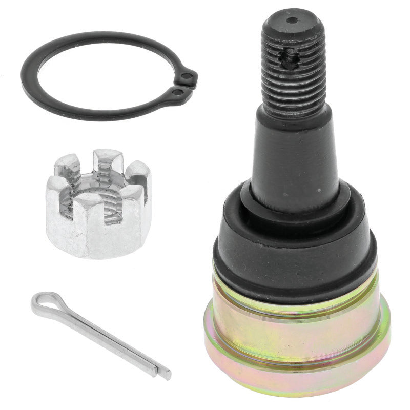 QuadBoss heavy-duty steel lower ball joint kit for Polaris Outlaw 450 (2008-2010) quad bikes, durable replacement parts.