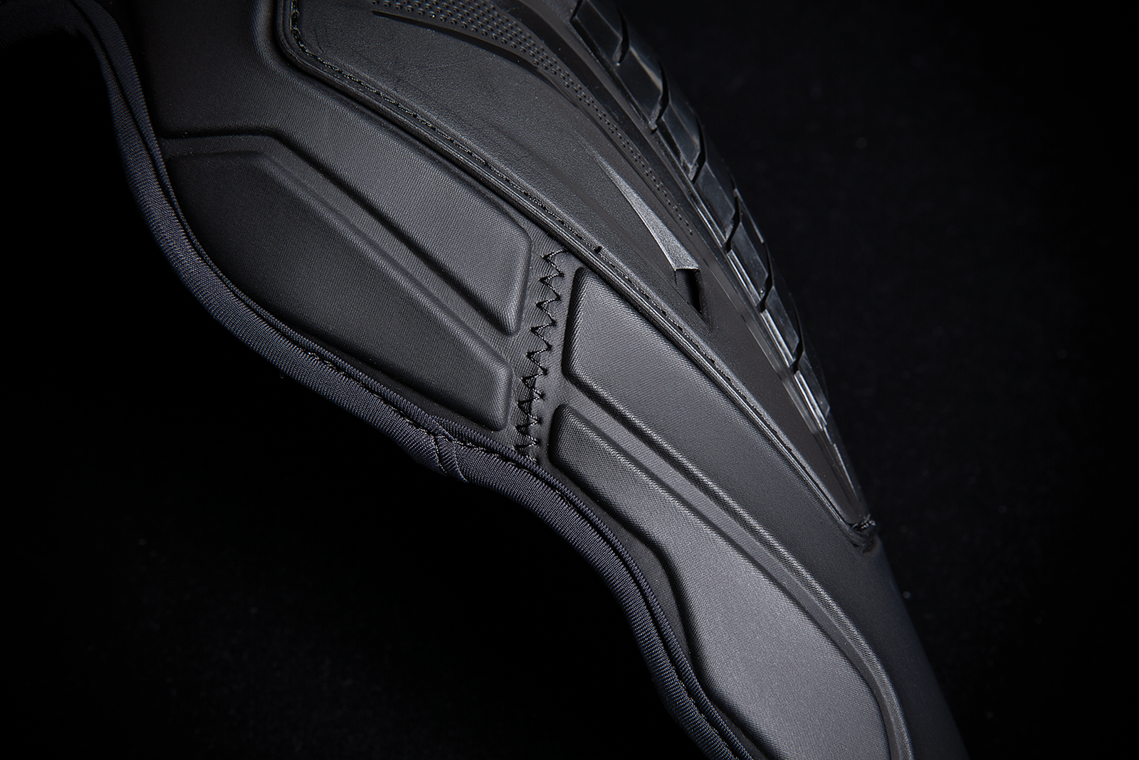 Black ICON Field Armor 3™ Elbows in S/M size, durable motorcycle armor designed for impact protection.