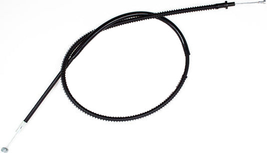 Motion Pro black vinyl clutch cable Part 05-0116 showing close-up of durable, flexible cable with black protective coating.