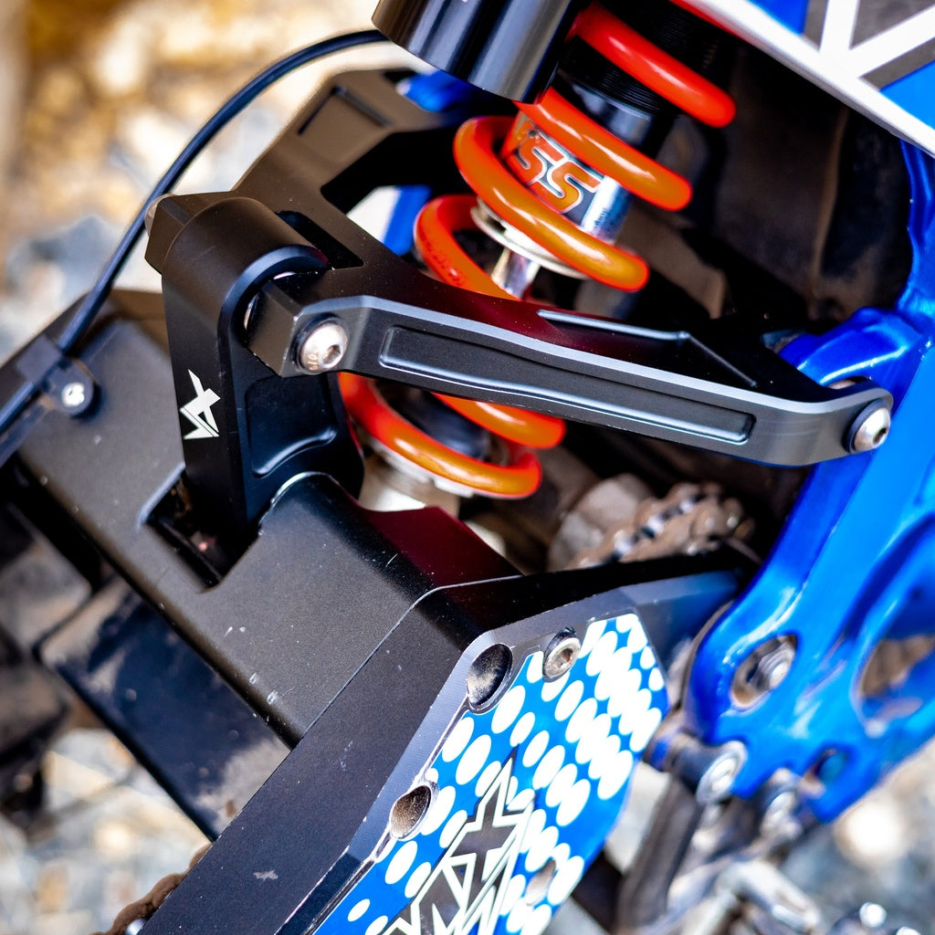EBMX Rear Shock includes upgraded linkage and triangle for SurRon Light Bee - Howling Moto