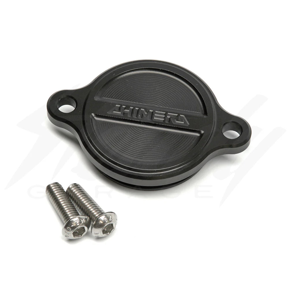 Chimera Billet Aluminum Oil Filter Cover - 2022+ Honda Grom Monkey Super Cub - Howling Moto