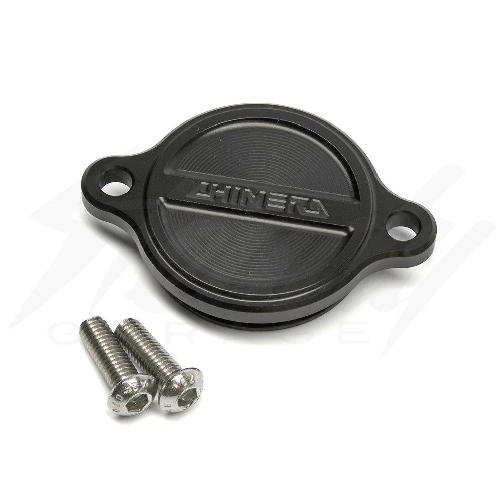 Chimera Billet Aluminum Oil Filter Cover - 2022+ Honda Grom Monkey Super Cub - Howling Moto