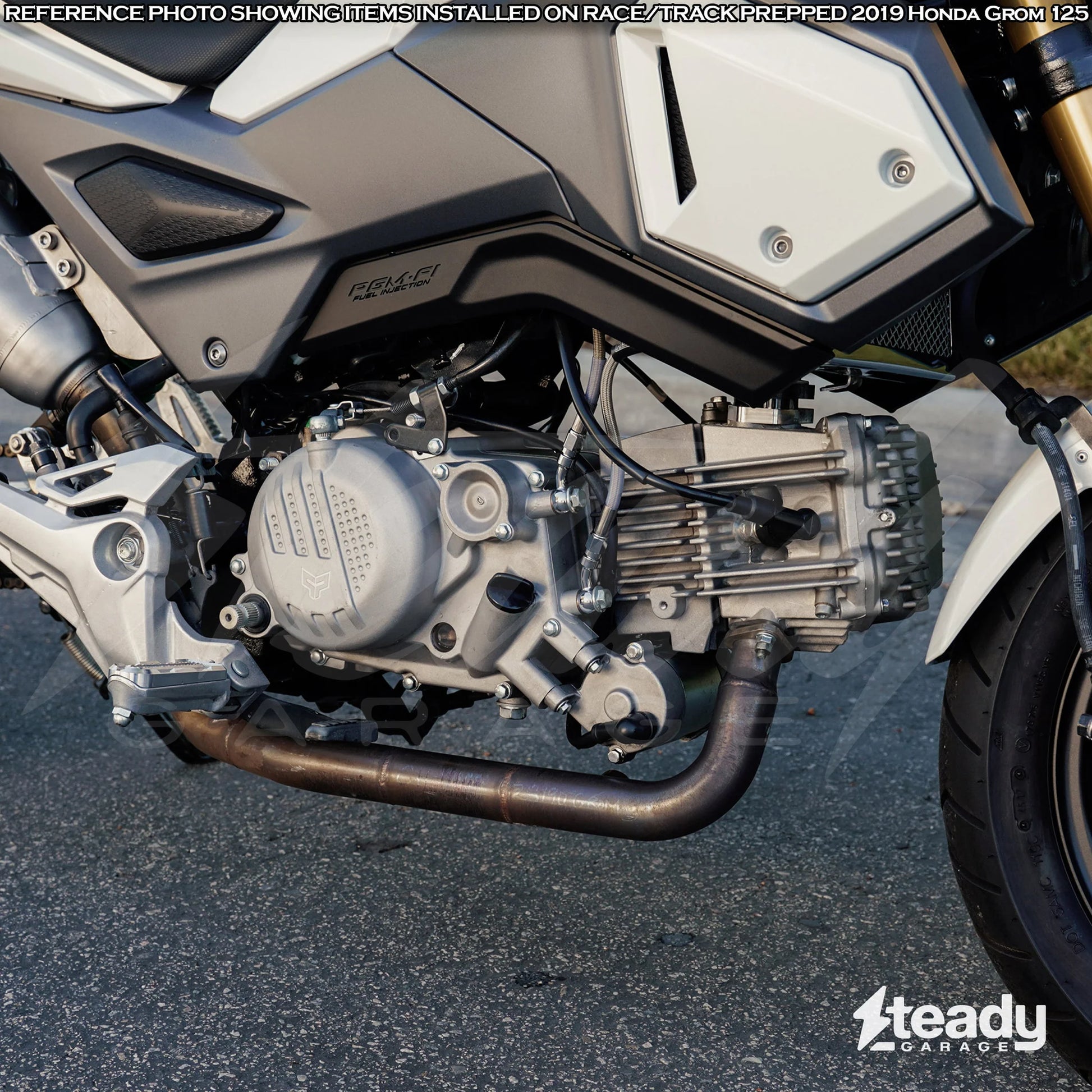 Chimera Engineering Bracket to Mount ZS190 Zongshen 190CC Engine to SSR Razkull Honda Grom 125 (2014-2020) - Howling Moto