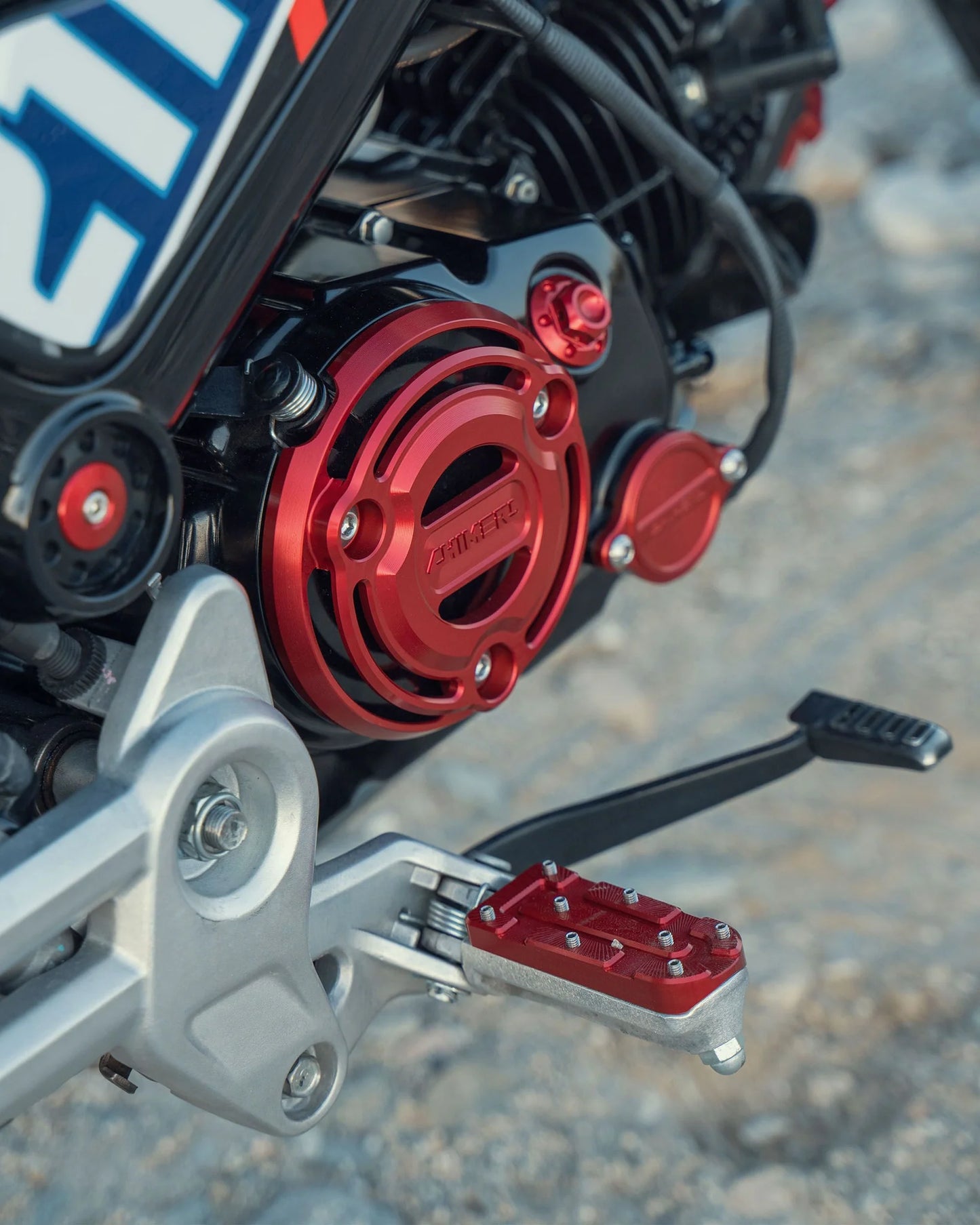 Chimera Foot Pegs 'TOPPERS' Upgraded Main Step Tops Grom Monkey - Howling Moto