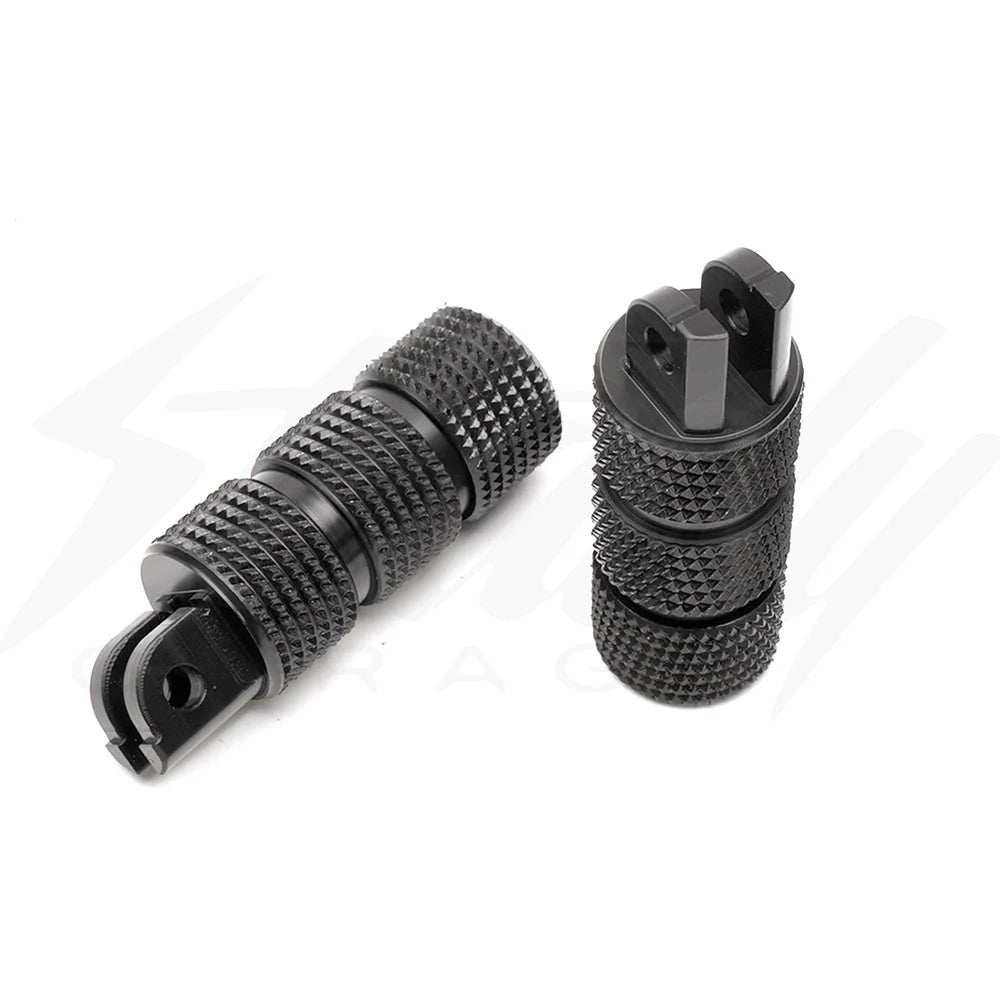 CHIMERA ENGINEERING ROUND GRIPPY STUNT PEGS - HONDA GROM 125, MONKEY 125, DAX 125 (ALL YEARS) - Howling Moto