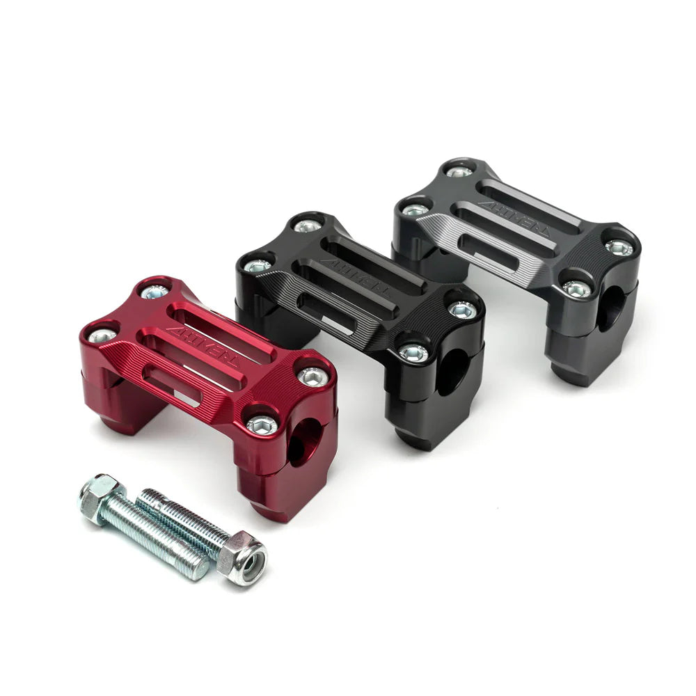 Chimera Engineering Complete Handlebar Riser Clamp 7/8" - Honda Grom Monkey Trail 125 - Howling Moto