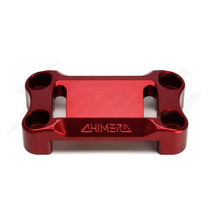 Chimera Handlebar Top Clamp Angled Gauge Mount Honda Grom & Monkey Trail 125 (All Years) - Howling Moto