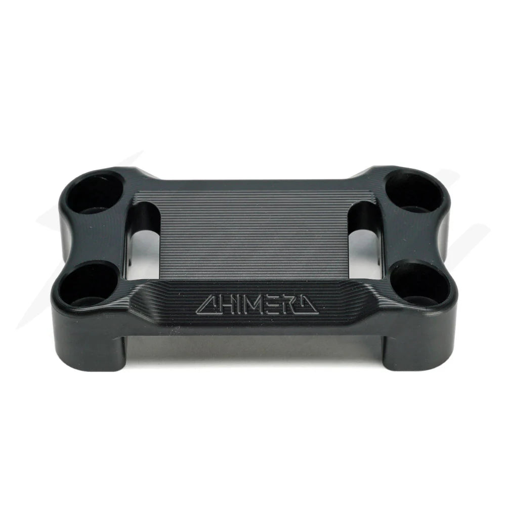 Chimera Handlebar Top Clamp Angled Gauge Mount Honda Grom & Monkey Trail 125 (All Years) - Howling Moto