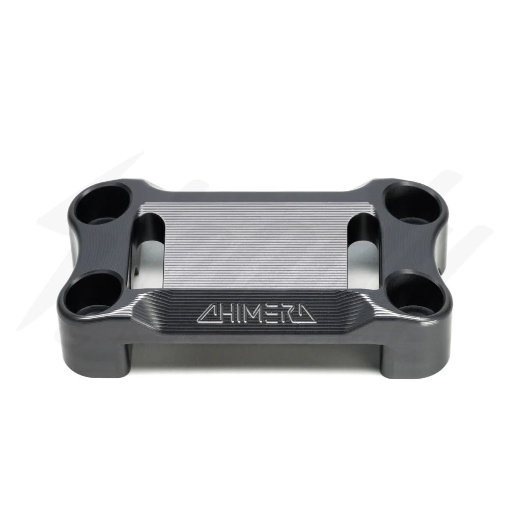Chimera Handlebar Top Clamp Angled Gauge Mount Honda Grom & Monkey Trail 125 (All Years) - Howling Moto