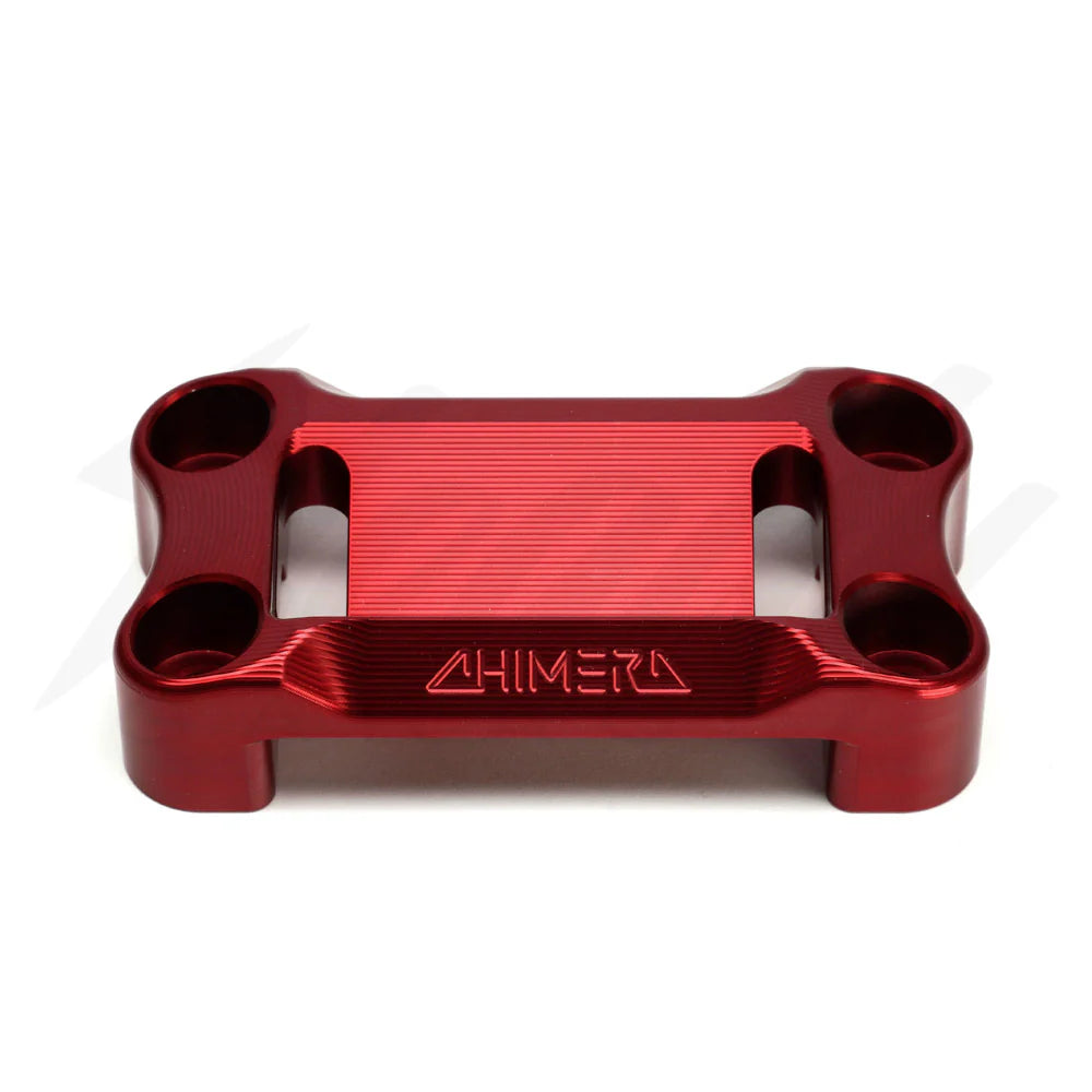 Chimera Handlebar Top Clamp Angled Gauge Mount Honda Grom & Monkey Trail 125 (All Years) - Howling Moto