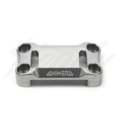 Chimera Handlebar Top Clamp Angled Gauge Mount Honda Grom & Monkey Trail 125 (All Years) - Howling Moto