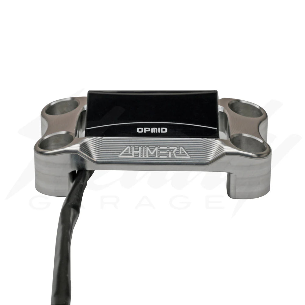 Chimera Handlebar Top Clamp Angled Gauge Mount Honda Grom & Monkey Trail 125 (All Years) - Howling Moto