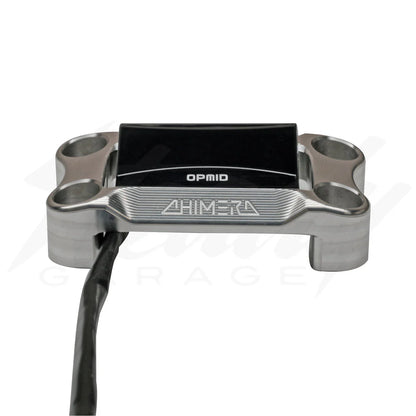 Chimera Handlebar Top Clamp Angled Gauge Mount Honda Grom & Monkey Trail 125 (All Years) - Howling Moto
