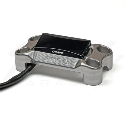 Chimera Handlebar Top Clamp Angled Gauge Mount Honda Grom & Monkey Trail 125 (All Years) - Howling Moto