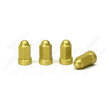 Chimera Engineering 7mm Aluminum Closed End (Acorn) Nuts - Honda Grom Monkey Z125 2022+ - Howling Moto