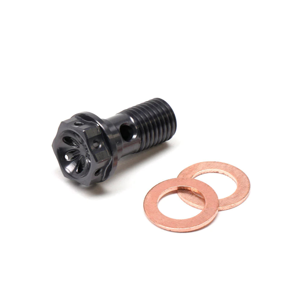 Chimera Short Aluminum Banjo Bolt - M10 x 1.00mm - Howling Moto