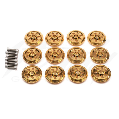 Chimera Titanium Aperture Garnish Washer Kit - Honda Grom 125 (2022-2024) - Howling Moto