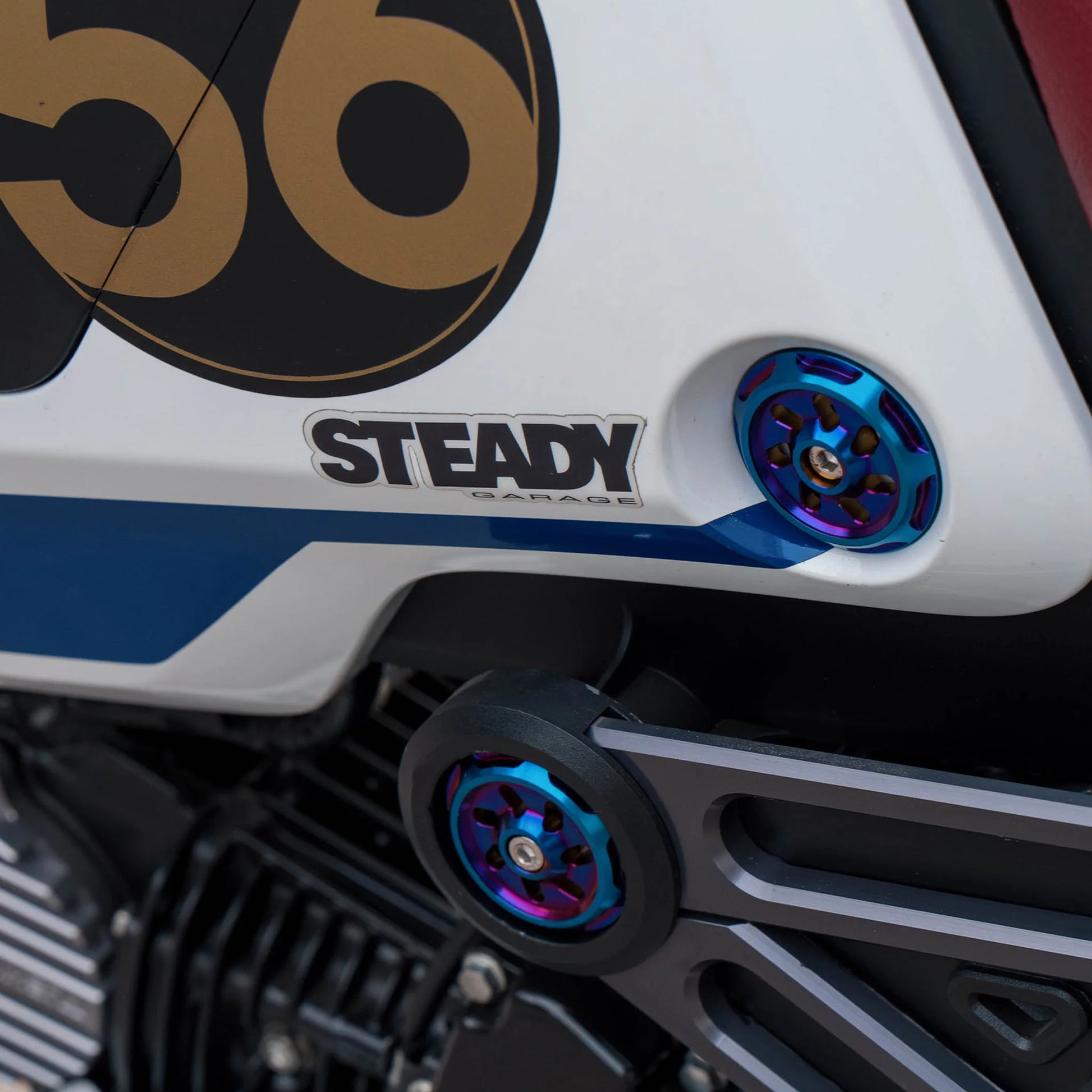 Chimera Titanium Aperture Garnish Washer Kit - Honda Grom 125 (2022-2024) - Howling Moto