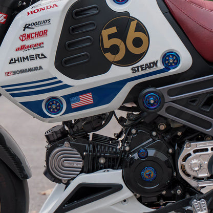 Chimera Titanium Aperture Garnish Washer Kit - Honda Grom 125 (2022-2024) - Howling Moto