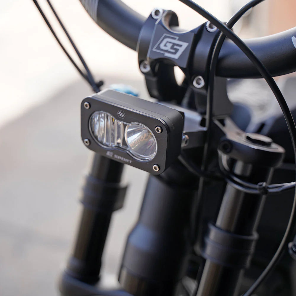 Chimera Engineering Baja Designs Squadron / S2 Series Light Bracket for Surron / Talaria Bikes - Howling Moto