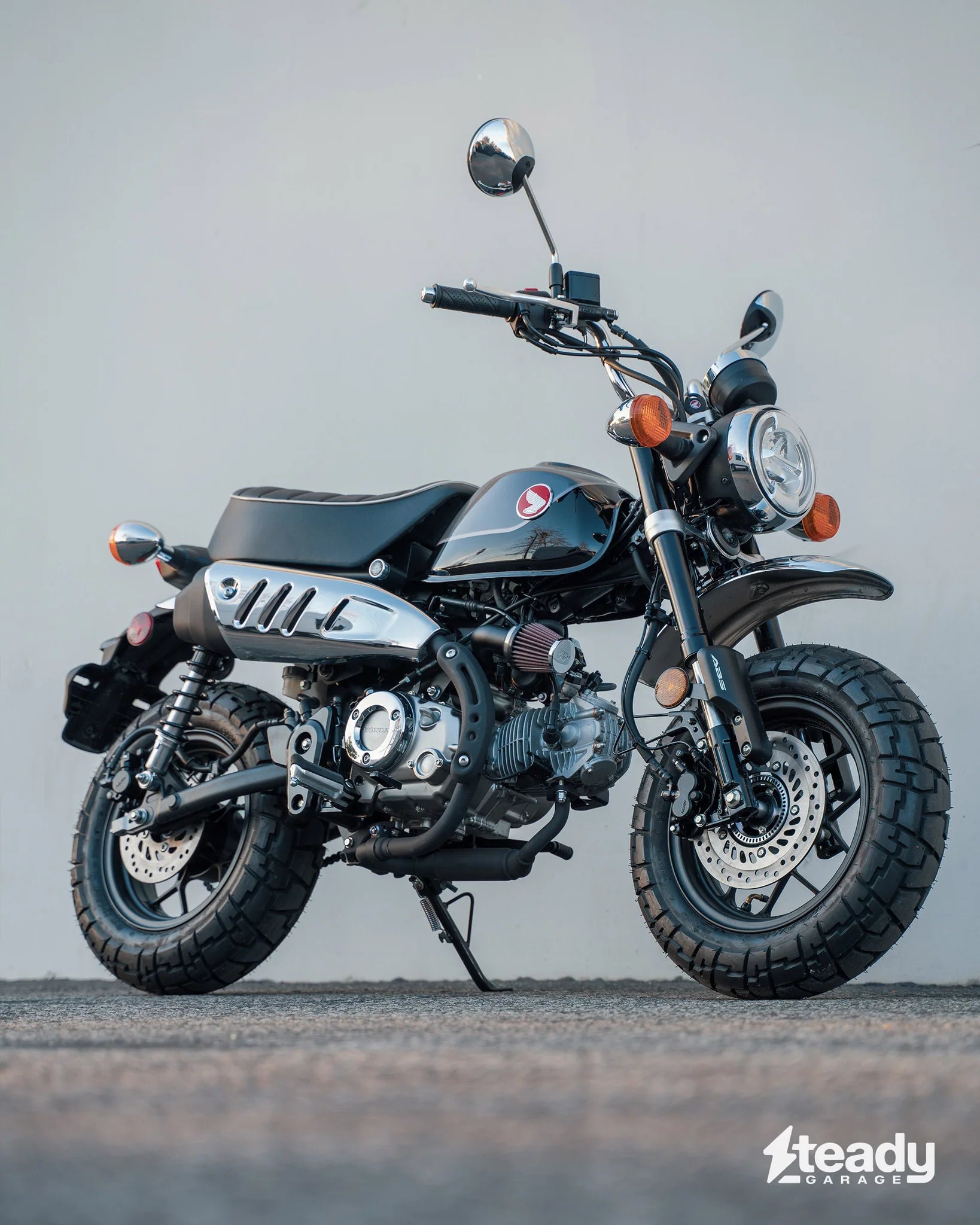 Chimera Short Ram Air Intake System - Honda Monkey 125 (2022+) - Howling Moto