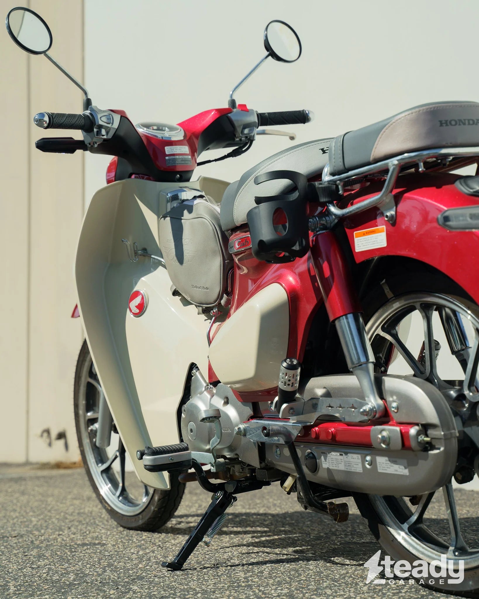 Chimera Engineering V2 Bolt On Side Stand/Kickstand - Honda Super Cub 125 C125 (ALL YEARS) - Howling Moto