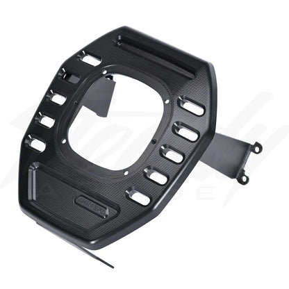 Chimera T-56 and Baja Designs Squadron Sport lighting bundle for 2025+ Honda Grom, featuring black finish and upgraded motorcycle lighting.