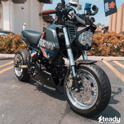 Chimera Groundead LP9 Headlight Conversion Bracket Kit - Honda Grom 125 (2022+) - Howling Moto