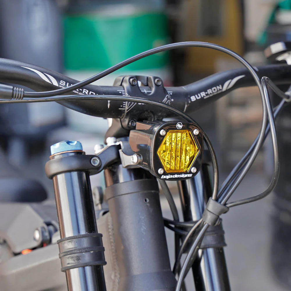 Chimera Engineering Baja Designs Squadron / S1 Series Light Bracket for Surron / Talaria Bikes - Howling Moto