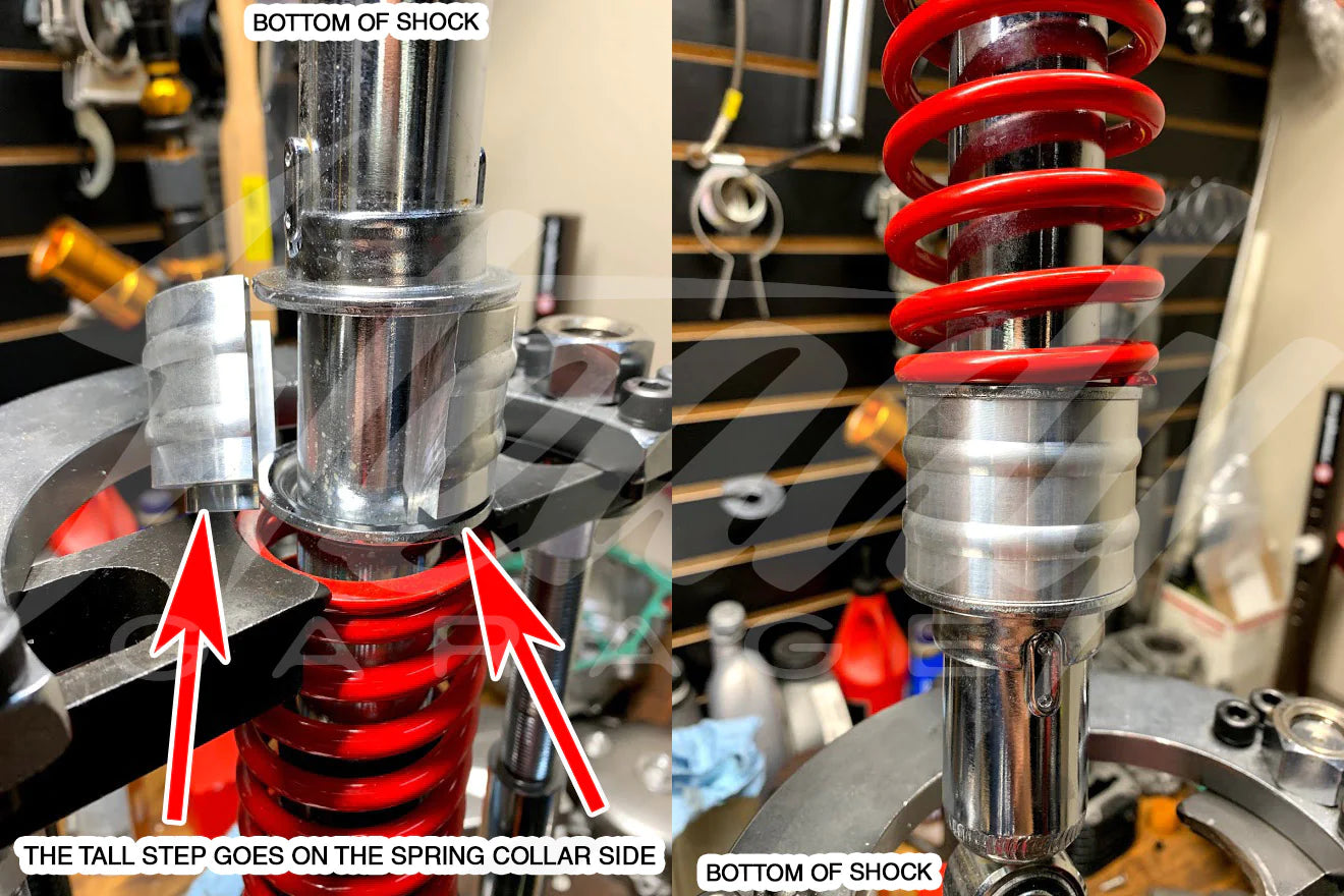 Chimera Rear OEM Shock Preload Spacers - Honda Monkey 125 - Howling Moto