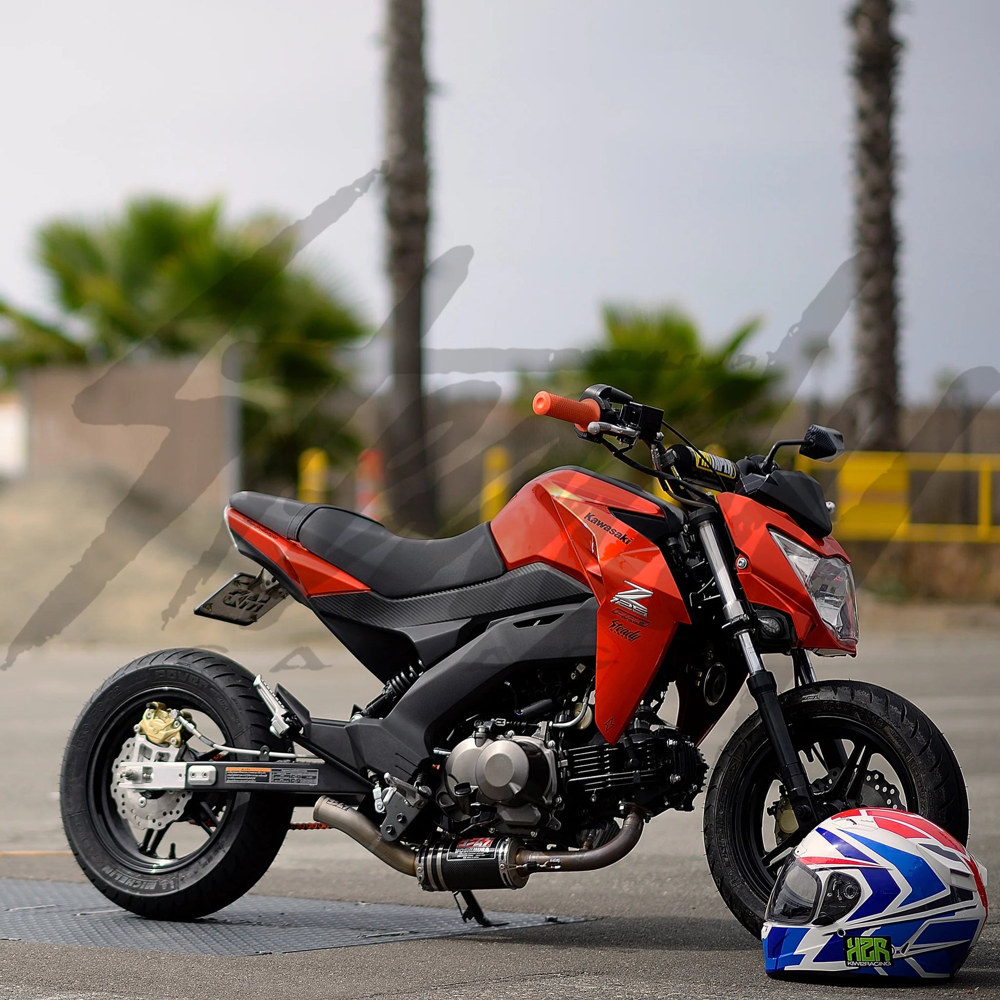 Chimera M24 Fork Adapters Kawasaki Z125 Pro - Howling Moto