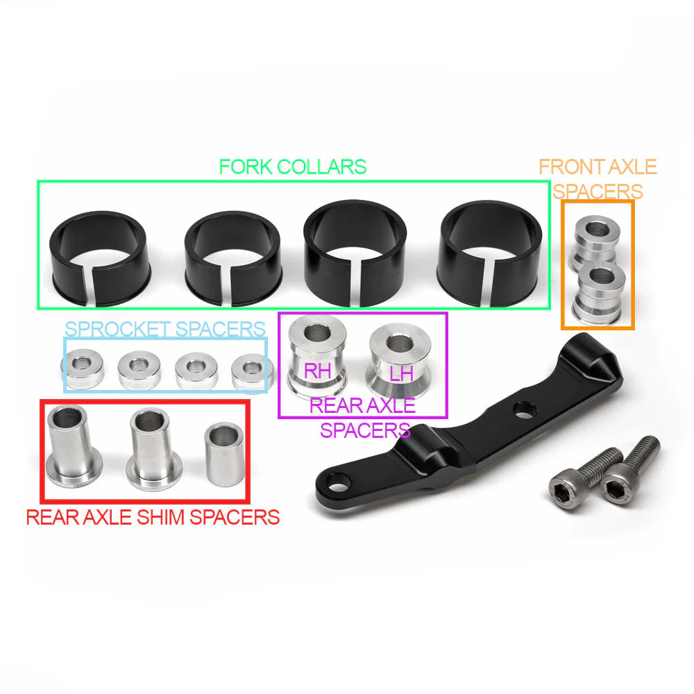 Chimera Engineering Honda GROM 12" Wheelset to Honda CB300R 2018+ - Howling Moto