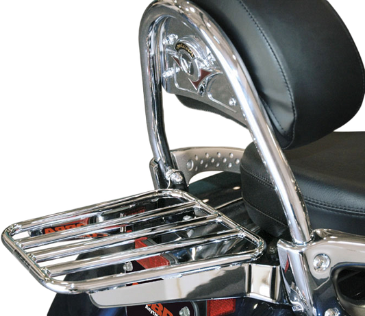 COBRA, Cobra Solo Luggage Rack Tube Chrome for OEM Backrest on Kawasaki Vn900 - Part 02-4468