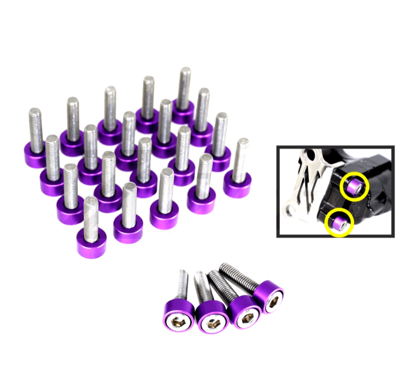 ZSPEC Coil Packs Fastener Kit for '90-96 Nissan Z32 300zx, Stainless & Billet - Howling Moto