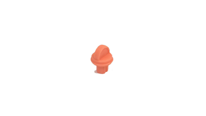 Onewheel Pint charger port plug, silicone dust cover in coral color, protects the charger port from dust and debris