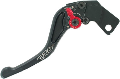 CRG RC2 Shorty Clutch Lever in black for motorcycle, featuring compact design and ergonomic grip.