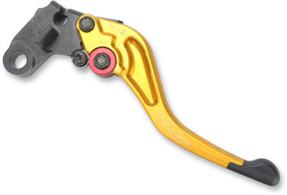 CRG RC2 Shorty Clutch Lever in gold with part number 2AN-641-H-G, designed for motorcycle clutch control.