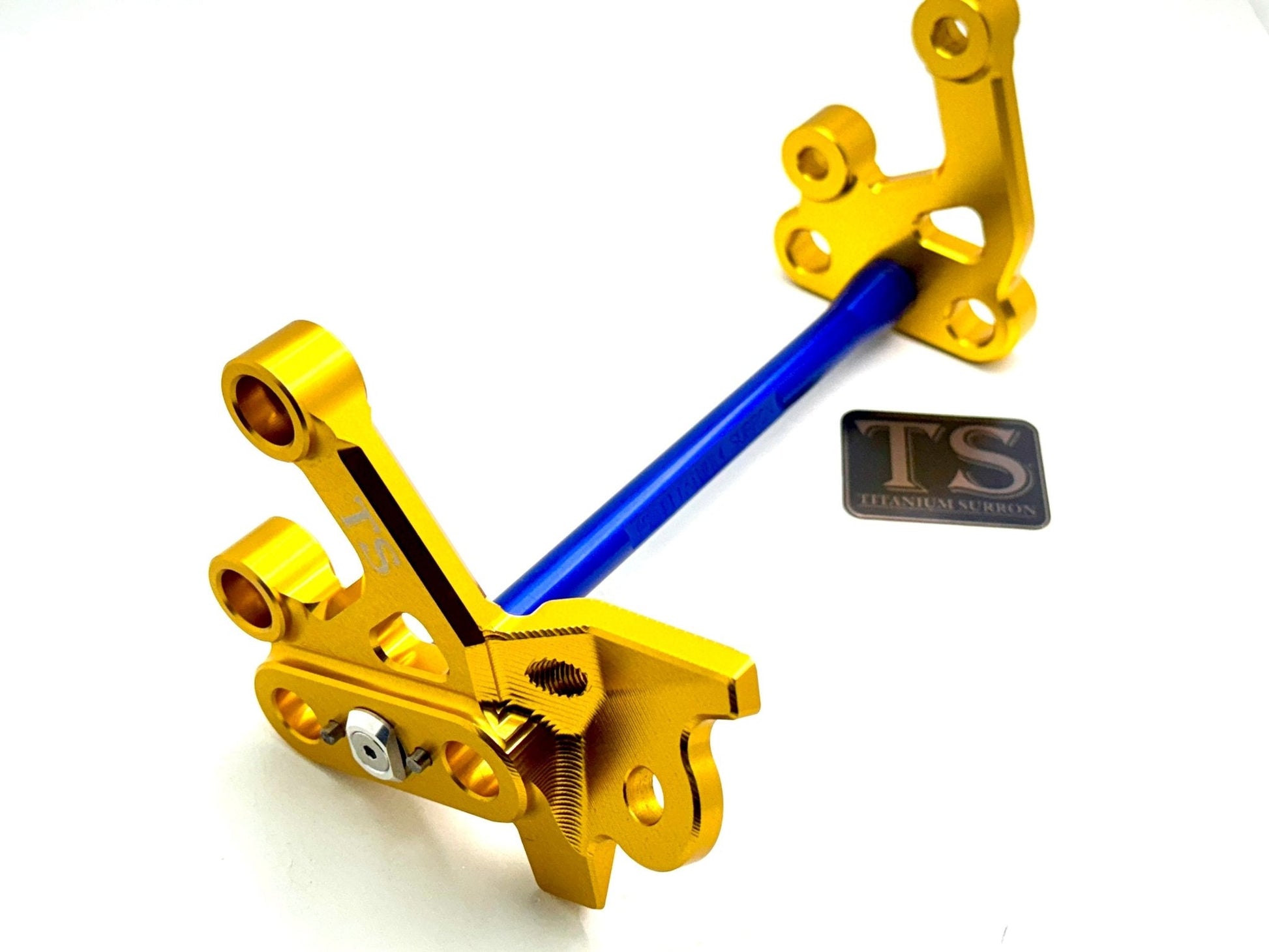 Custom CNC Aluminum Footpeg Bracket Assembly E-Ride Pro SS and S - Howling Moto