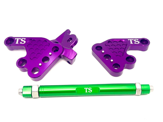 Custom CNC Aluminum Footpeg Bracket Assembly Talaria MX3, MX4, MX5 - Howling Moto