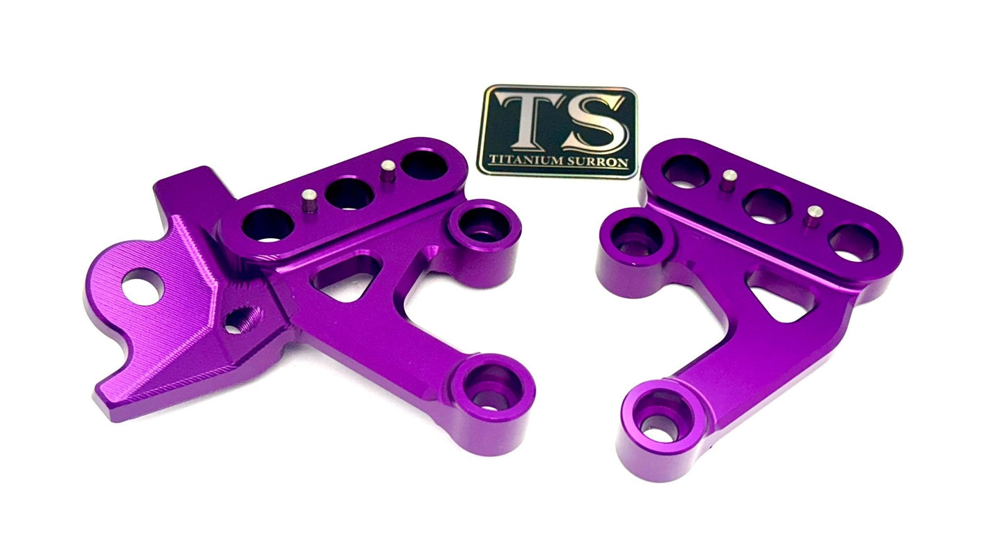 Custom CNC Aluminum Footpeg Bracket for Surron and E-Ride Pro