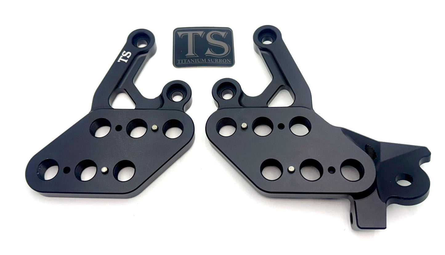 Custom CNC Aluminum Footpeg Drop Bracket for Surron LBX and E-Ride Pro Models - Howling Moto