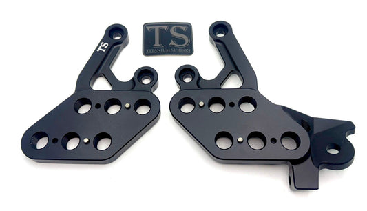 Custom CNC Aluminum Footpeg Drop Bracket for Surron LBX and E-Ride Pro Models - Howling Moto