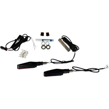 Custom Dynamics LED Turn Signal - Red - Rear - Howling Moto