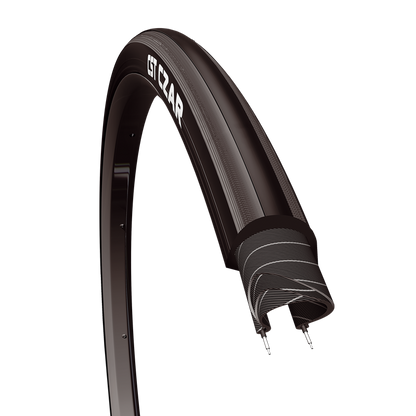 Hycline CST C1406 Road Bike Tire 700×25C with tread pattern, designed for smooth riding on pavement.