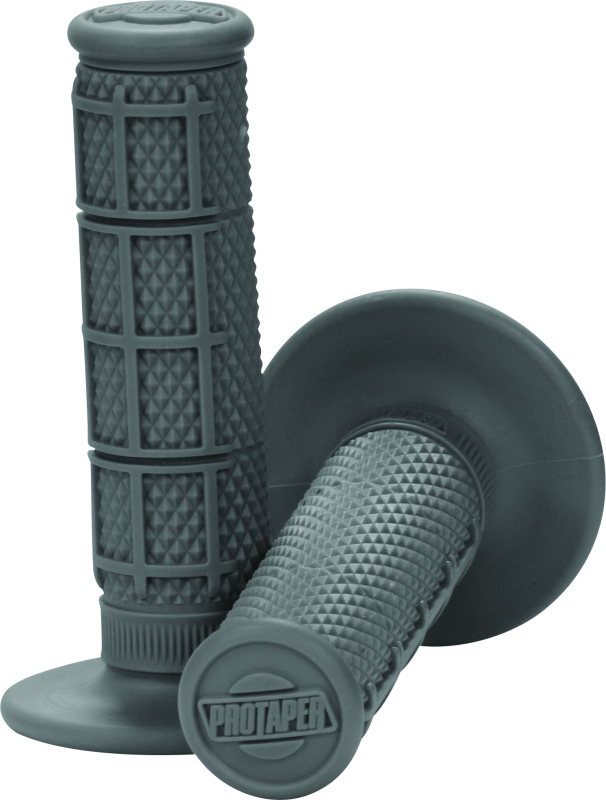 ProTaper, ProTaper 1/3 Waffle Grips - Grey for Powersports Handlebars